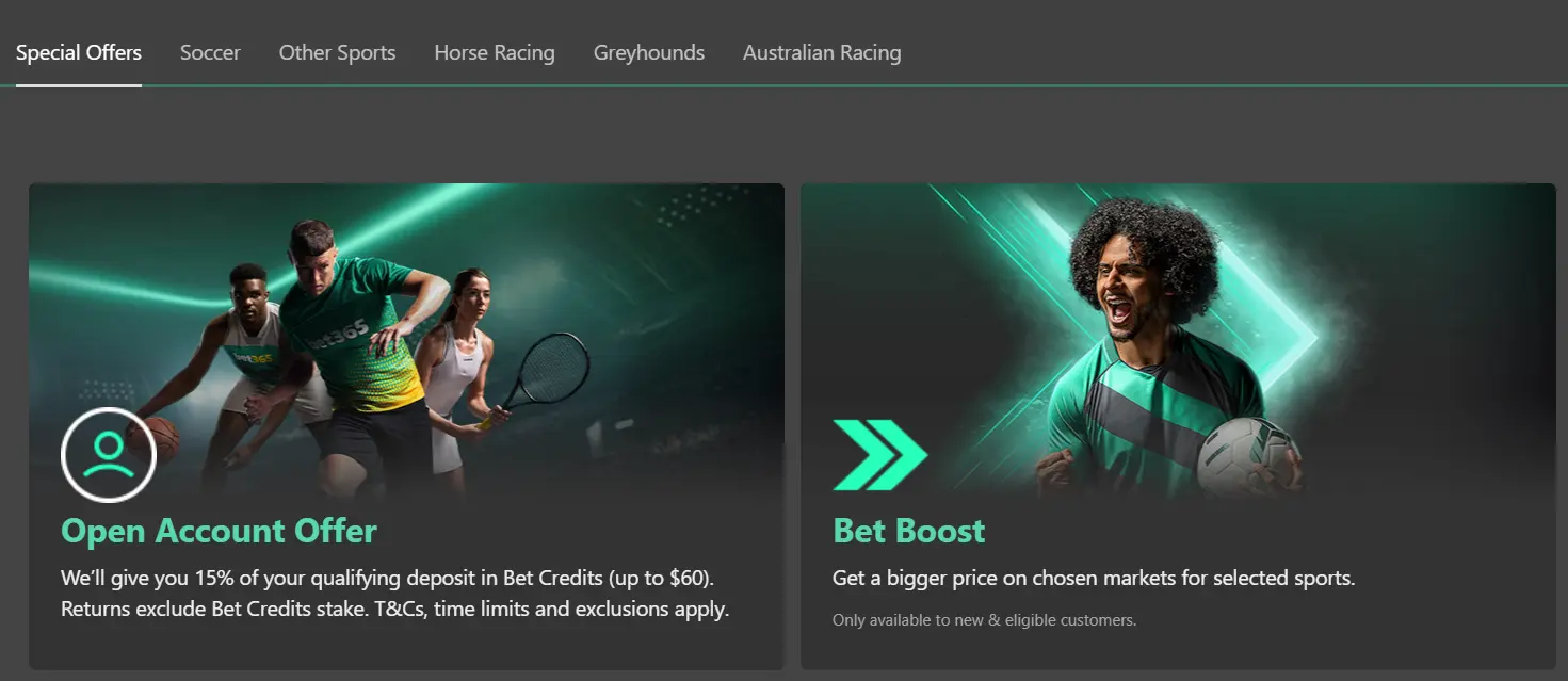 Bet365 Promotions and Bonuses