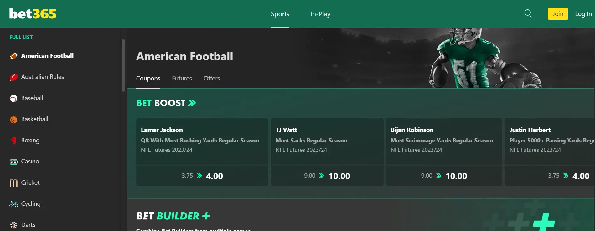 Bet365 Sports